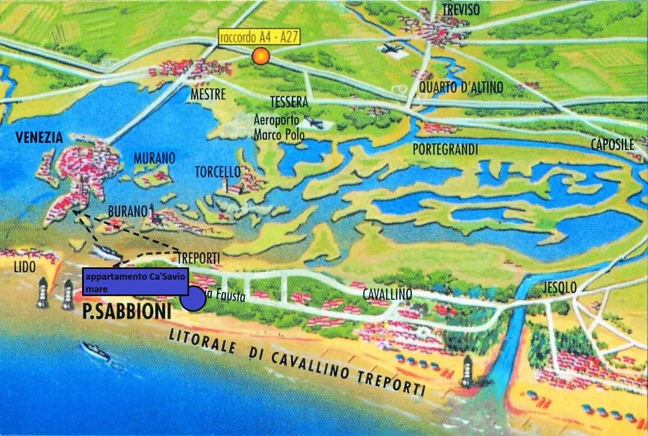 Ferienwohnung Ca'Savio Mare Cavallino-Treporti